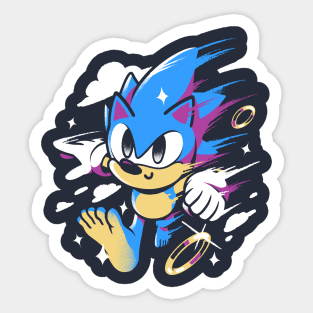 Barefoot Hedgehog Sticker